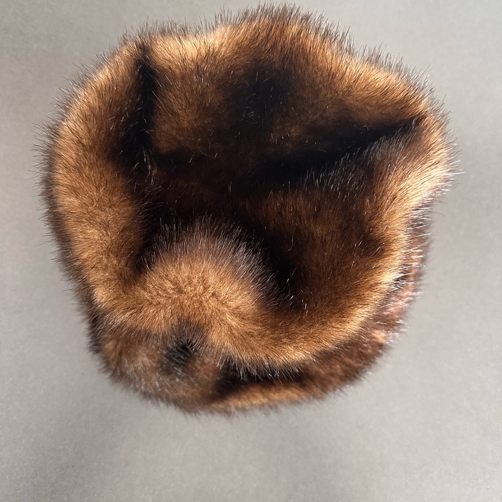 Women’s OSFM Parkhurst Luxurious Brown Fur Bucket Hat Made in Canada - Picture 4 of 9